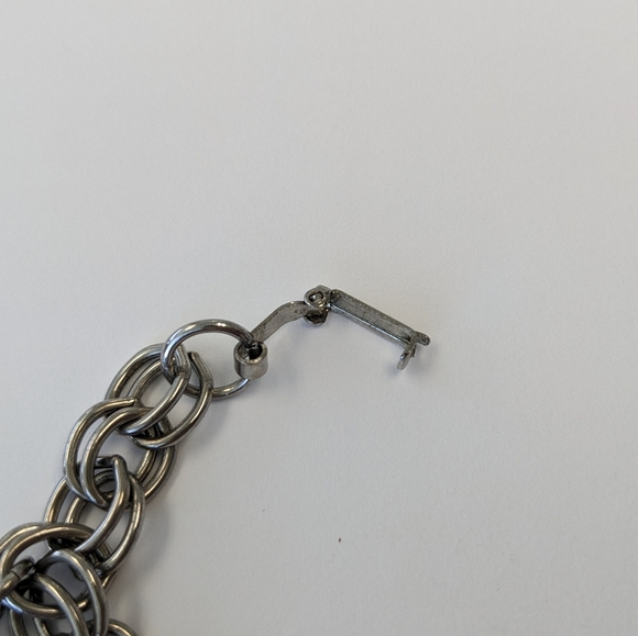 EVC SILVER TONE CHARM BRACELET - Picture 9 of 14